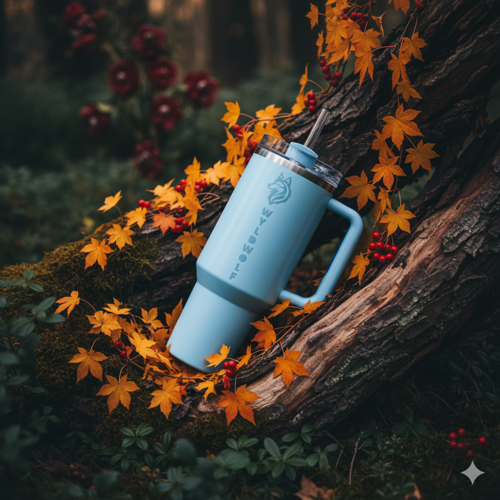 Frostbite Blue - Premium edition - 40oz Tumbler Quencher