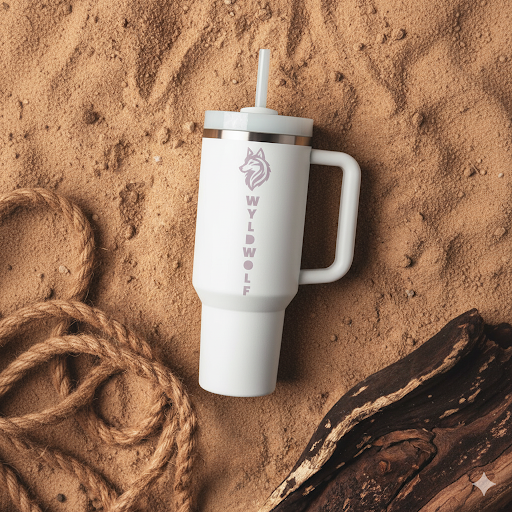 Matte White - Premium Edition - 40oz Tumbler Quencher