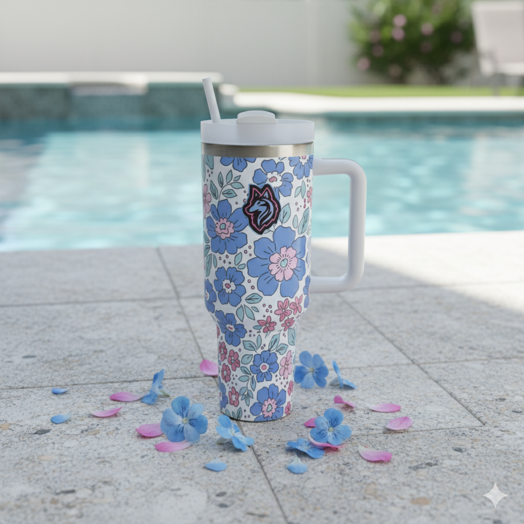 Blossom Breeze - Fancy Edition - 40oz Tumbler Quencher