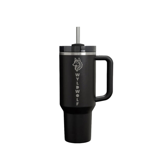 Black Alpha- Premium edition - 40oz Tumbler Quencher