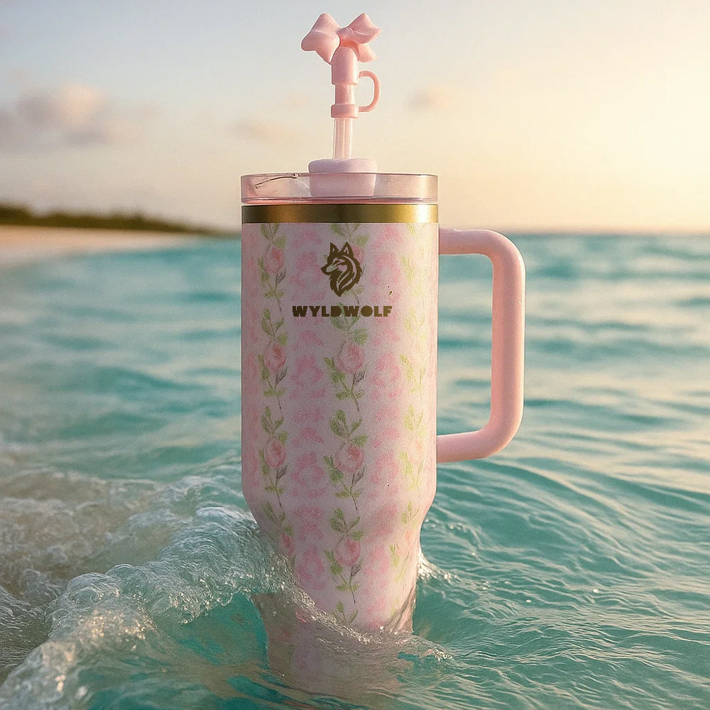 Blooming Heirloom - Love shack Fancy Edition - 40oz Tumbler Quencher