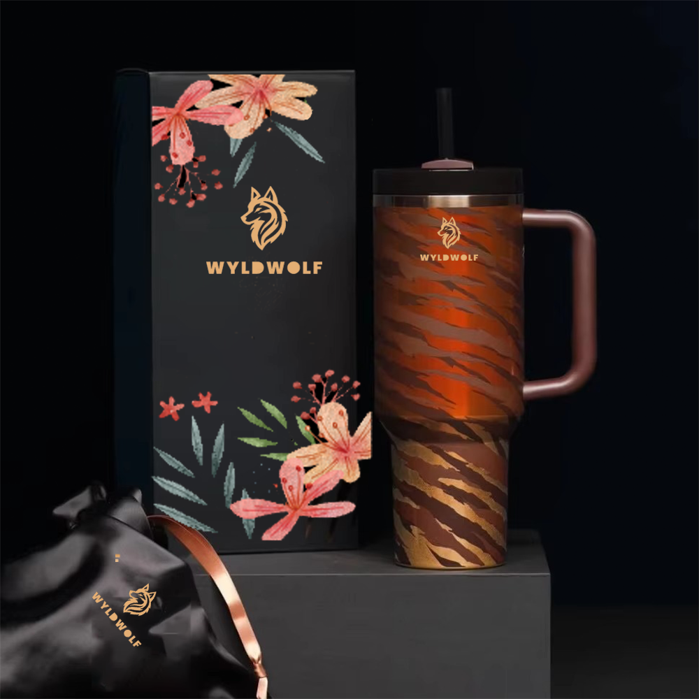 Tiger Camo - Spacial  edition - 40oz Tumbler Quencher