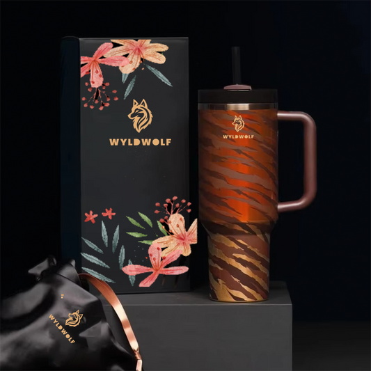 Tiger Camo - Spacial  edition - 40oz Tumbler Quencher