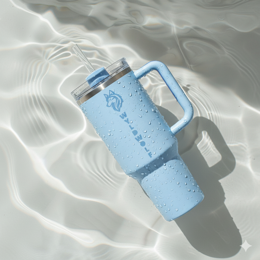 Frostbite Blue - Premium edition - 40oz Tumbler Quencher