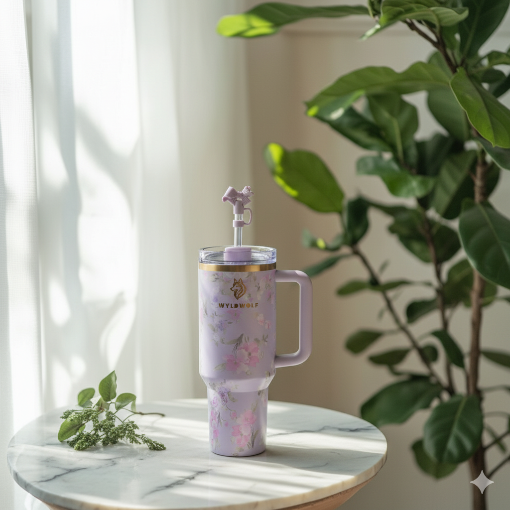 Floral Lavender - Love Shack Fancy Edition - 40oz Tumbler Quencher