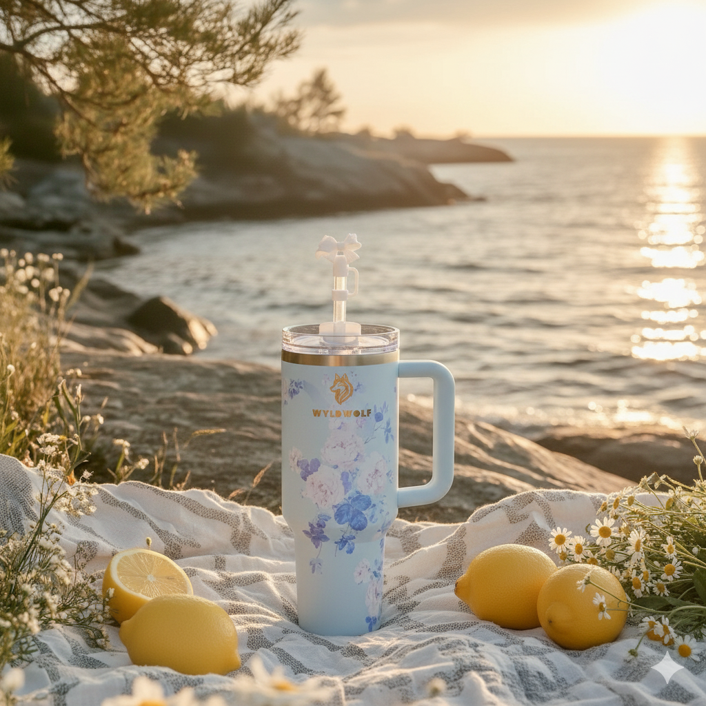Everblooming Rosettes - Love Shack Fancy Edition - 40oz Tumbler Quencher